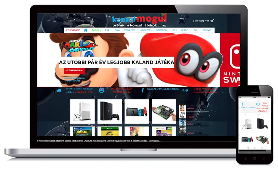 Konzolmogul webáruház