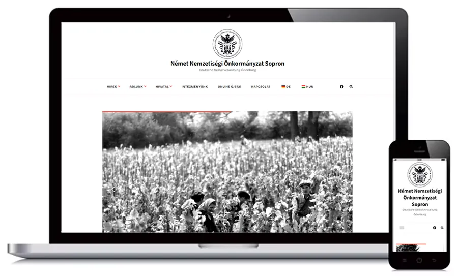 Német Nemzetiségi Önkormányzat Sopron weboldal